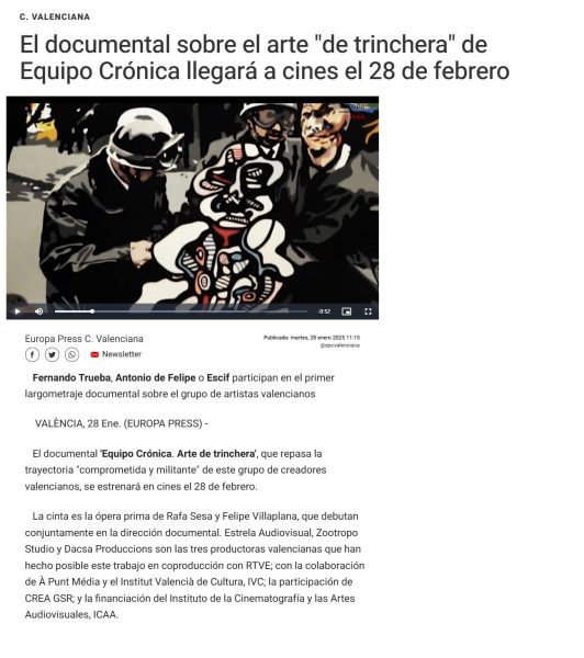 EQUIPO CRONICA DOCUMENTAL